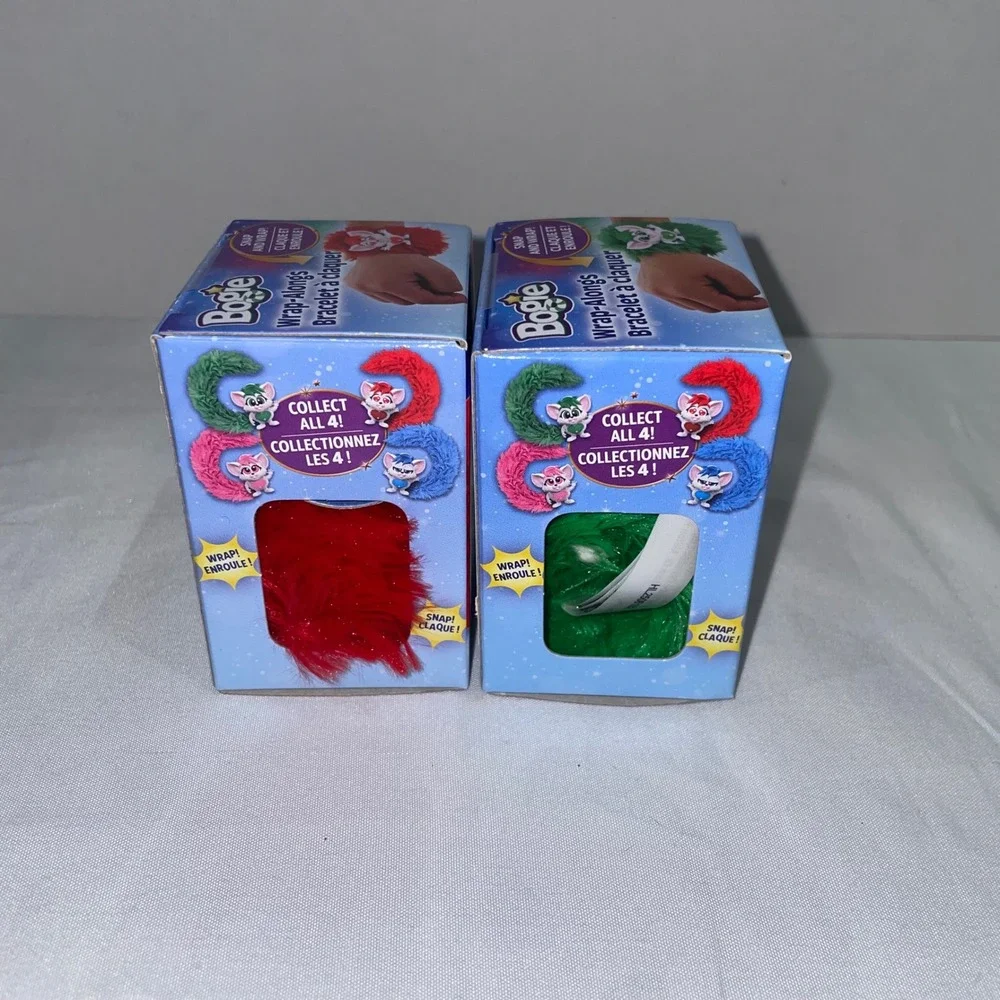 Elf on the Shelf Santaverse Bogie Wrap-Alongs Slap Bracelet Red Green Set of 2